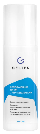 GELTEKТ Освежающий тоник с АНА - кислотами GELTEKТ Освежающий тоник с АНА - кислотами