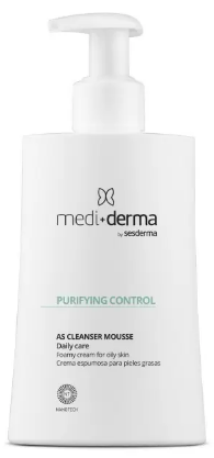MEDIDERMA Крем-пенка для умывания для жирной кожи PURIFYING CONTROL AS MEDIDERMA Крем-пенка для умывания для жирной кожи PURIFYING CONTROL AS