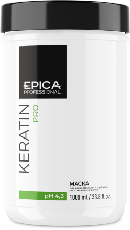 EPICA Professional Keratin PRO Маска для реконструкции и глубокого восстановления волос 1000мл EPICA Professional Keratin PRO Маска для реконструкции и глубокого восстановления волос 1000мл