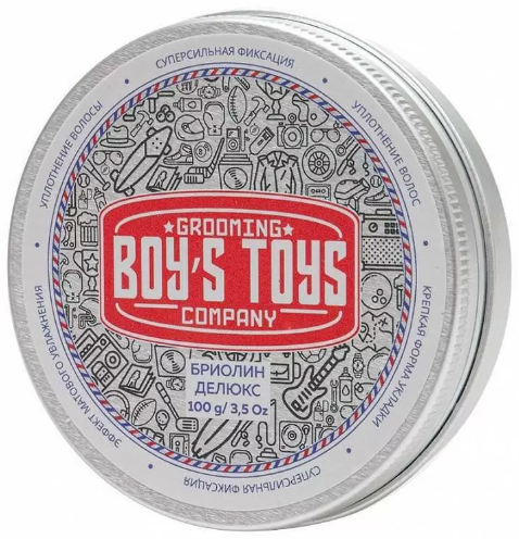 BOY’S TOYS Бриолин сверхсильной фиксации со средним уровнем блеска Deluxe Oil Based Clay 100мл BOY’S TOYS Бриолин сверхсильной фиксации со средним уровнем блеска Deluxe Oil Based Clay 100мл