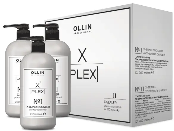 Ollin X-PLEX Набор (№1 Активатор связей и №2 Усилитель связей)