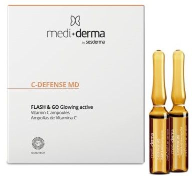 MEDIDERMA Средство ревитализирующее C-DEFENSE MD FLASH & GO Glowing active MEDIDERMA Средство ревитализирующее C-DEFENSE MD FLASH & GO Glowing active