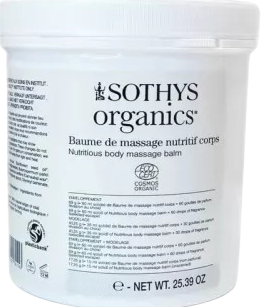 SOTHYS Organics Питательный бальзам для массажа и обертывания SOTHYS Organics Питательный бальзам для массажа и обертывания