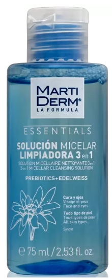 MARTIDERM Мицеллярный очищающий раствор 3 в 1 Essentials 75мл MARTIDERM Мицеллярный очищающий раствор 3 в 1 Essentials 75мл