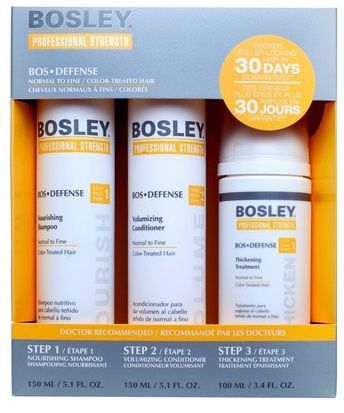 Bosley Defense Система ЖЁЛТАЯ для нормальных/тонких ОКРАШЕННЫХ волос