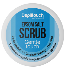 Depiltouch BODY CARE Скраб-крем солевой с лимфодренажным эффектом с солью Эпсома Depiltouch BODY CARE Скраб-крем солевой с лимфодренажным эффектом с солью Эпсома
