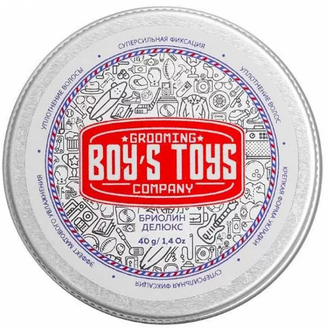 BOY’S TOYS Бриолин сверхсильной фиксации со средним уровнем блеска Deluxe Oil Based Clay BOY’S TOYS Бриолин сверхсильной фиксации со средним уровнем блеска Deluxe Oil Based Clay