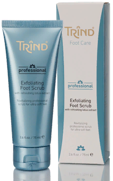 Trind Pro Отшелушивающий крем скраб для ног Foot Scrub