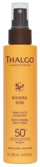 Thalgo Sun Care Солнцезащитный увлажняющий спрей-молочко SPF 50+ для лица и тела Thalgo Sun Care Солнцезащитный увлажняющий спрей-молочко SPF 50+ для лица и тела