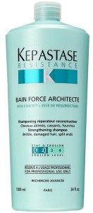 Kerastase Resistance Шампунь-ванна Force Architecte 1-2 для тонких повреждённых волос 1000мл Kerastase Resistance Шампунь-ванна Force Architecte 1-2 для тонких повреждённых волос 1000мл