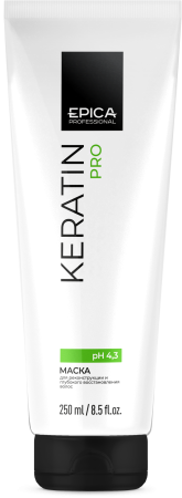 EPICA Professional Keratin PRO Маска для реконструкции и глубокого восстановления волос 250мл EPICA Professional Keratin PRO Маска для реконструкции и глубокого восстановления волос 250мл