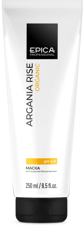 EPICA Professional Argania Rise ORGANIC Маска для придания блеска с маслом арганы 250мл EPICA Professional Argania Rise ORGANIC Маска для придания блеска с маслом арганы 250мл