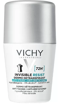 VICHY Дезодорант-антиперспирант Invisible защита от пота 72 часа VICHY Дезодорант-антиперспирант Invisible защита от пота 72 часа