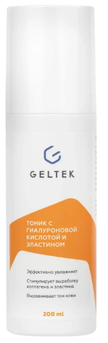 GELTEK Увлажняющий тоник с гиалуроновой кислотой и эластином GELTEK Увлажняющий тоник с гиалуроновой кислотой и эластином