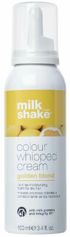 Milk Shake Color Whipped Кондиционирующая пена-сливки с оттеночным пигментом Golden Blond Milk Shake Color Whipped Кондиционирующая пена-сливки с оттеночным пигментом Golden Blond