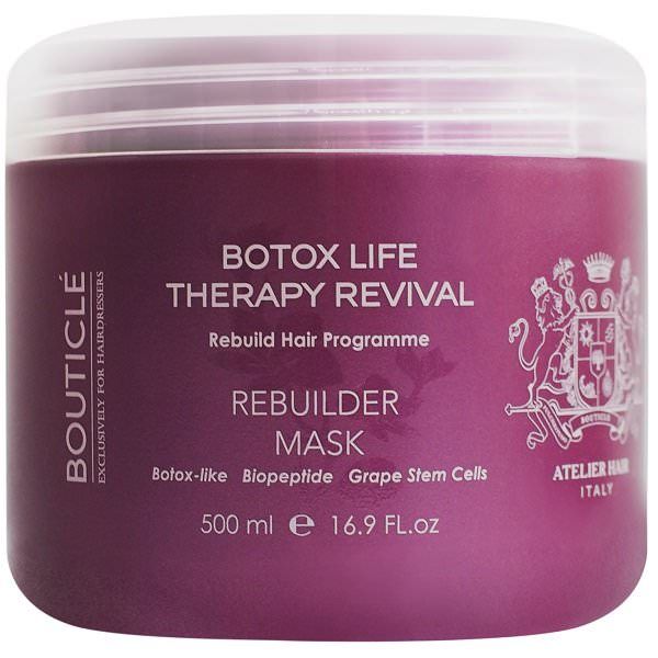Bouticle Atelier Hair Botox Life Therapy Revival Ботокс восстанавливающая маска для химически поврежденных волос