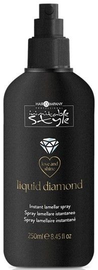 Hair Company Inimitable Style Ламеллярный спрей для волос «Жидкий бриллиант» мгновенного действия Hair Company Inimitable Style Ламеллярный спрей для волос «Жидкий бриллиант» мгновенного действия