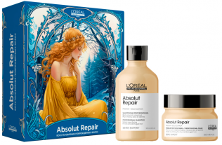 Loreal Professional Зимний набор для восстановления волос Absolut Repair (шампунь 300мл+маска 250мл) Loreal Professional Зимний набор для восстановления волос Absolut Repair (шампунь 300мл+маска 250мл)