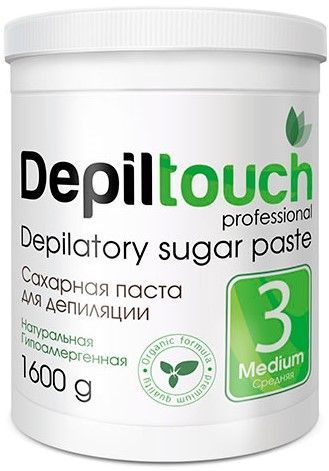 Depiltouch Сахарная паста для депиляции №3 Средняя 1600г Depiltouch Сахарная паста для депиляции №3 Средняя 1600г
