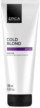 EPICA Professional Cold Blond Маска с фиолетовым пигментом 250мл EPICA Professional Cold Blond Маска с фиолетовым пигментом 250мл