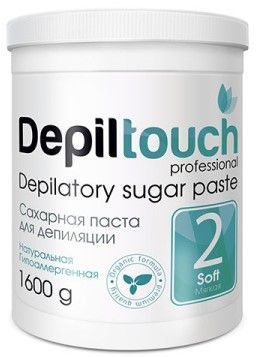 Depiltouch Сахарная паста для депиляции №2 Мягкая 1600г Depiltouch Сахарная паста для депиляции №2 Мягкая 1600г