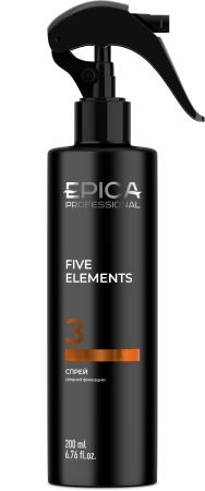 EPICA Professional Спрей для волос средней фиксации с термозащитным комплексом Five Elements EPICA Professional Спрей для волос средней фиксации с термозащитным комплексом Five Elements