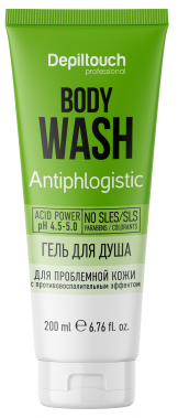Depiltouch BODY CARE Гель для душа серебряный с противовоспалительным эффектом для проблемной кожи Depiltouch BODY CARE Гель для душа серебряный с противовоспалительным эффектом для проблемной кожи
