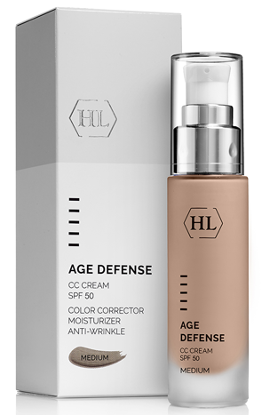Holy Land Age Defense Корректирующий крем для всех типов кожи CC Cream SPF50 Medium (Натуральный) Holy Land Age Defense Корректирующий крем для всех типов кожи CC Cream SPF50 Medium (Натуральный)