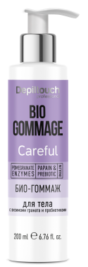 Depiltouch BODY CARE Скраб биогоммаж деликатный для тела с энзимами граната и пребиотиками Depiltouch BODY CARE Скраб биогоммаж деликатный для тела с энзимами граната и пребиотиками
