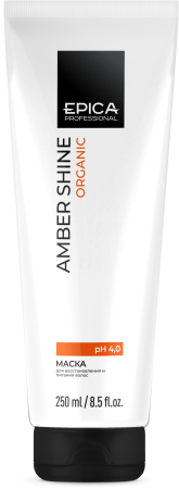 EPICA Professional Amber Shine Маска для восстановления и питания 250мл EPICA Professional Amber Shine Маска для восстановления и питания 250мл