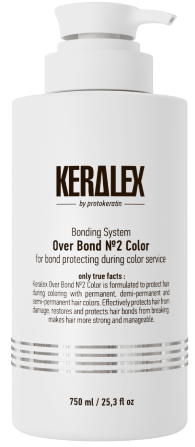 KERALEX Концентрат-защита №2 при окрашивании и тонировании Over Bond №2 Color 750мл KERALEX Концентрат-защита №2 при окрашивании и тонировании Over Bond №2 Color 750мл