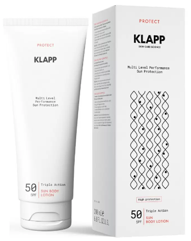 KLAPP Sun Protection Multi Level Performance Солнцезащитный лосьон для тела SPF50 KLAPP Sun Protection Multi Level Performance Солнцезащитный лосьон для тела SPF50