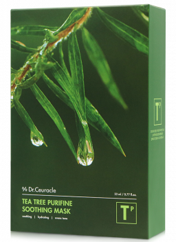 DR. CEURACLE Tea Tree Purifine Успокаивающая тканевая маска для лица 10шт DR. CEURACLE Tea Tree Purifine Успокаивающая тканевая маска для лица 10шт