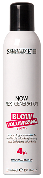 Selective NOW NEXT GENERATION Экологический лак для волос для придания объема без газа BLOW VOLUMIZING