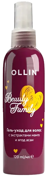 Ollin Beauty Family Гель-уход для волос с экстрактами манго и ягод асаи