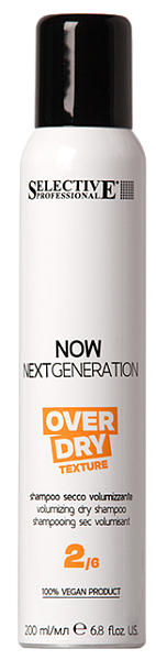 Selective NOW NEXT GENERATION Сухой шампунь для мгновенного придания объема OVER DRY
