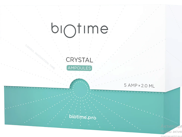 BIOTIME Стерильный биологически активный гель Crystal упаковка