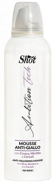 SHOTAmbition Tech Blond Мусс для волос антижелтый эффект SHOTAmbition Tech Blond Мусс для волос антижелтый эффект
