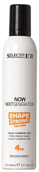 Selective NOW NEXT GENERATION Моделирующий мусс сильной фиксации SHAPE STRONG