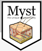 Логотип торговой марки Myst Логотип торговой марки Myst