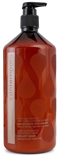 Barex Contempora Разглаживающая маска «Сияющий бархат» Масло Арганы и Облепихи 1000мл