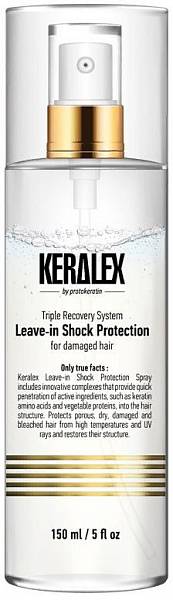 Protokeratin Спрей двухфазный дуо-питание и термозащита Keralex Leave-in Shock Protection
