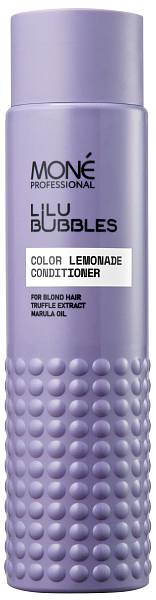 MONE Lilu Bubbles Разглаживающий кондиционер для сухихи и поврежденных волос Color Lemonade