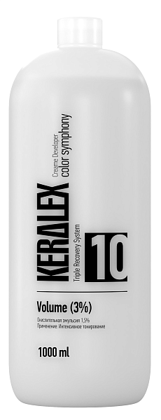 KERALEX Окислительная эмульсия 3%/10vol 1000мл KERALEX Окислительная эмульсия 3%/10vol 1000мл