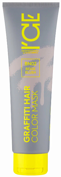 NS ICE PROFESSIONAL Тонирующая маска для волос бежевый Beige Blush
