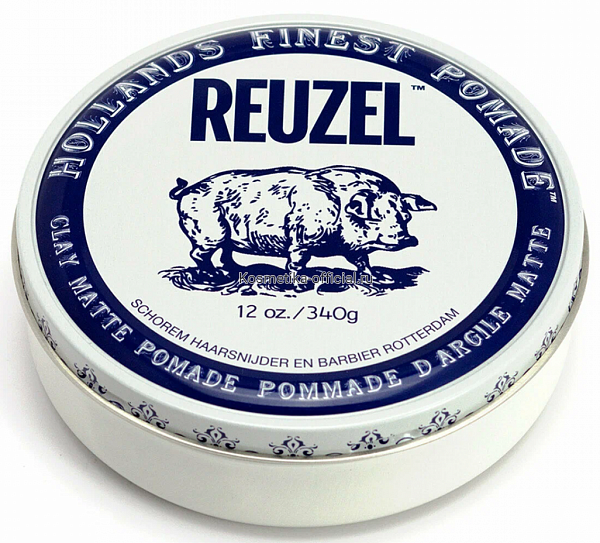Reuzel Белая глина Hog Clay Matte Pomade 340г