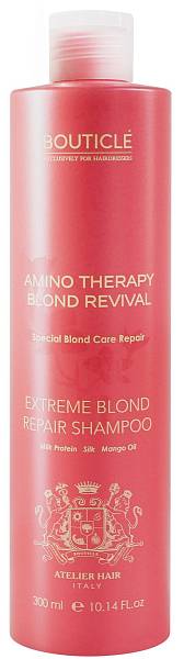 Bouticle Atelier Hair Amino Therapy Blond Revival Шампунь для экстремально поврежденных осветленных волос