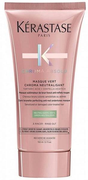 Kerastase Chroma Absolu Маска для окрашенных волос против пористости Vert Neutralisant