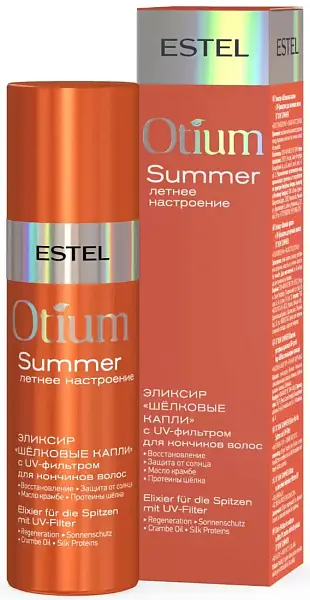 Otium Summer Эликсир «Шёлковые капли» с UV-фильтром для кончиков волос