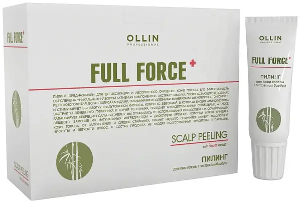 Ollin Full Force Пилинг для кожи головы с экстрактом бамбука